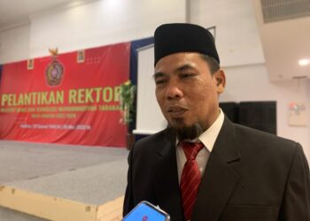 Rektor Institut Sains dan Teknologi Muhammadiyah (Instekmu) Sabar Santuso (Foto: Ade/CAKRANEWS)