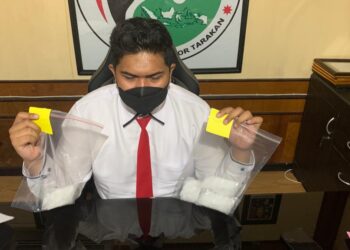 Kasat Resnarkoba Polres Tarakan Ipda Dien Fahrur Romadhoni (Foto: Ade/CAKRANEWS)