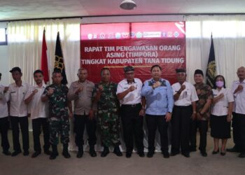 Kantor Imigrasi Tarakan menggelar rapat Tim Pengawasan Orang Asing (Timpora) di Kabupaten Kabupaten Tana Tidung (KTT)