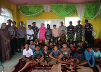 Polri Hadirkan Rumah Belajar dan Perpustakaan untuk Anak Perbatasan di Nunukan