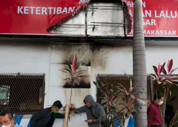 Aksi Serang dan Lemparan Bom Molotov di Asrama Mahasiswa Makassar