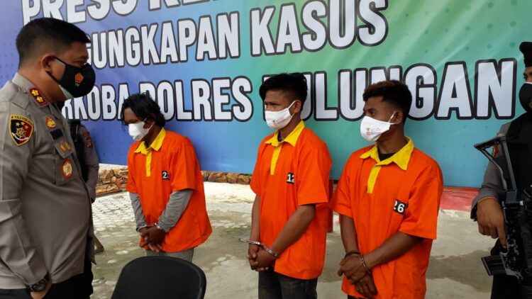 Polres Bulungan, DPOkan Penyuplai 2,8 Kg Sabu