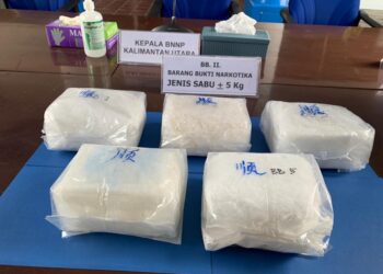 Oknum Satpol PP Bulungan, Bawa Lima Kilogram Sabu dari Tarakan