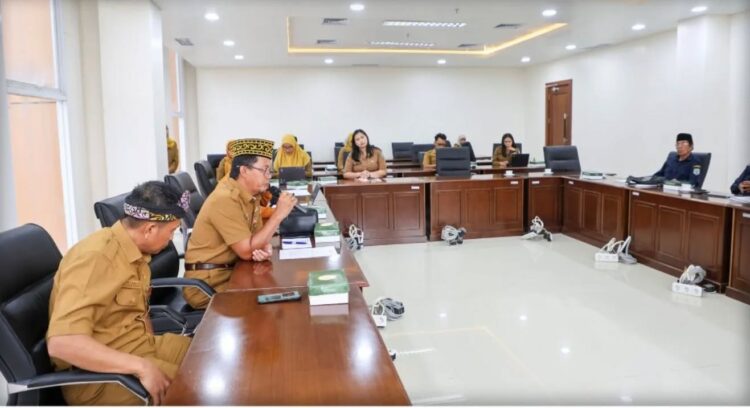 Rapat Dengar Pendapat (RDP) bersama jajaran Pemerintah Provinsi Kaltara dan Badan Amil Zakat Nasional (BAZNAS) Kaltara di Gedung DPRD Kaltara. (Humas DPRD Kaltara).