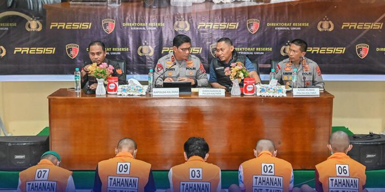 Anggota Komisi I DPRD Provinsi Kalimantan Utara, Ladullah, menghadiri undangan rilis pers keberhasilan penegakan hukum terhadap tindak pidana kasus 3C. (Humas DPRD Kaltara).