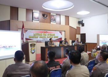 AKBP Taufik Nurmandia ingatkan jajarannya netral di Pemilu 2024 (Foto : Humas Polres Nunukan)