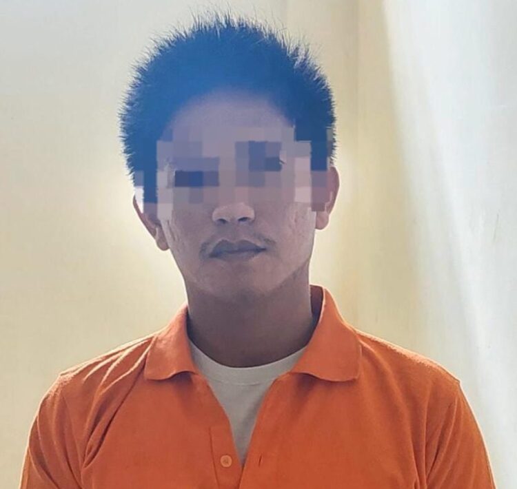 Tampang pelaku penganiayaan (Foto : Humas Polres Nunukan)