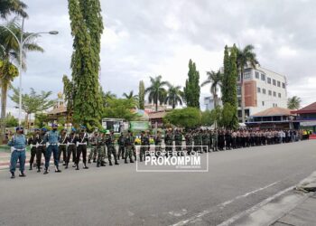 Apel Kesiapsiagaan Malam Takbiran Idul Adha 1443H Jadi Momen Wujudkan Sinergitas di Nunukan