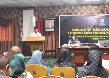 Pemkab Nunukan Gelar Sosialisasi dan Bimtek Penyelenggaraan Kearsipan