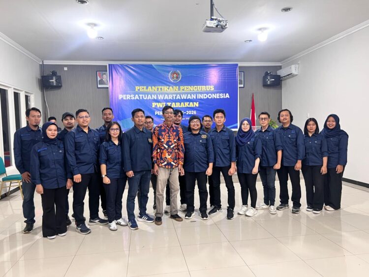 Resmi Dilantik, PWI Tarakan Siap Jalankan Fungsi Wartawan Demi Kemajuan Daerah