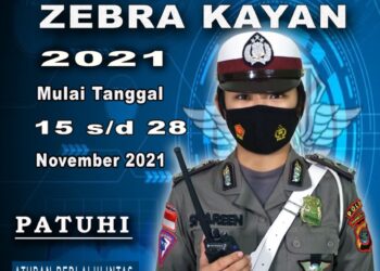 Polda Kaltara Operasi Zebra Kayan, 15 s/d 28 November 2021