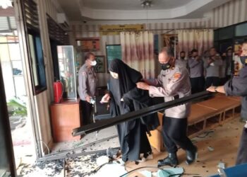 Penabrak Ruang SPKT Polres Pematang Siantar, Ditetapkan jadi Tersangka