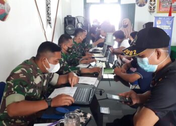 Kodim Bulungan Mendukung Program Vaksinasi