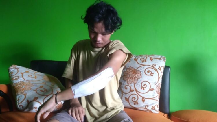 Pemuda R (21) Warga Jalan Antasari, Disekap dan Dianiaya Sejumlah Oknum Polisi