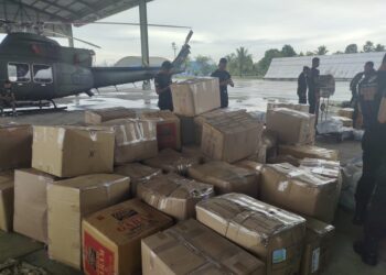 Potret Pengiriman Bansos dari Brimob Kaltara untuk Korban Gempa Cianjur