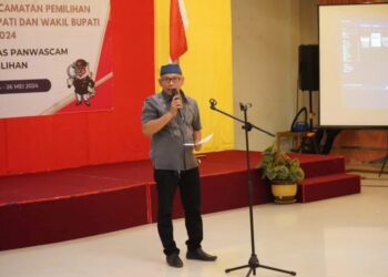 63 Panwascam di Nunukan Dilantik, Ini Pesan Kepala Kesbangpol