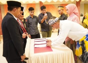 63 Panwascam di Kabupaten Nunukan Dilantik