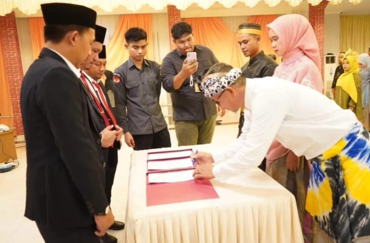 63 Panwascam di Kabupaten Nunukan Dilantik