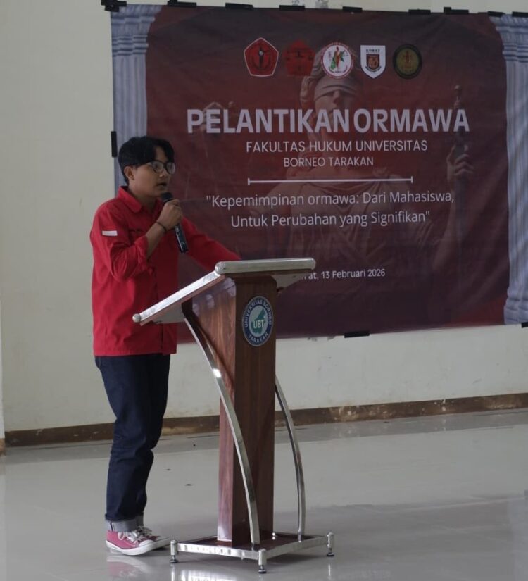 Mhd Al Hafis, Ketua Umum Badan Eksekutif Mahasiswa (BEM), Fakultas Hukum Universitas Borneo Tarakan