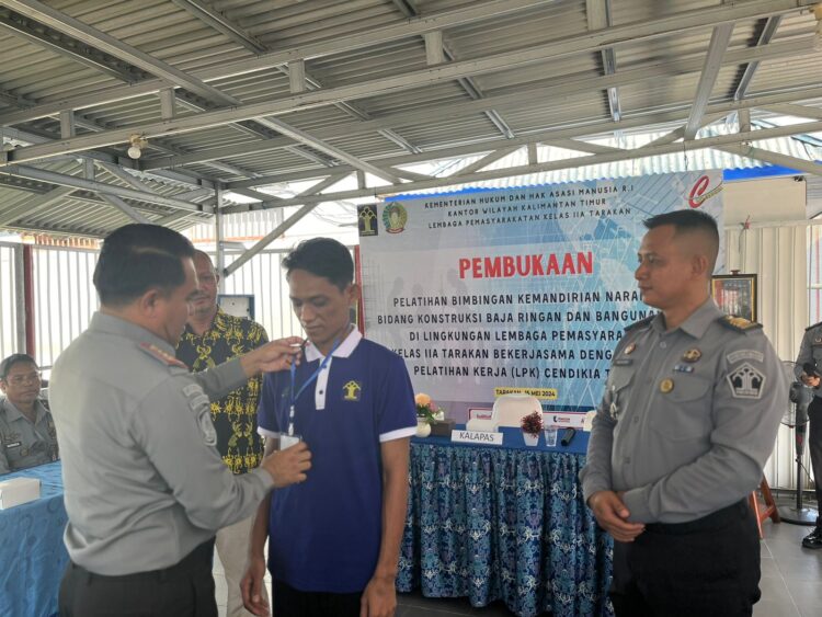 Lapas Tarakan Beri Pelatihan Konstruksi Baja Ringan dan Bangunan Umum kepada Warga Binaan