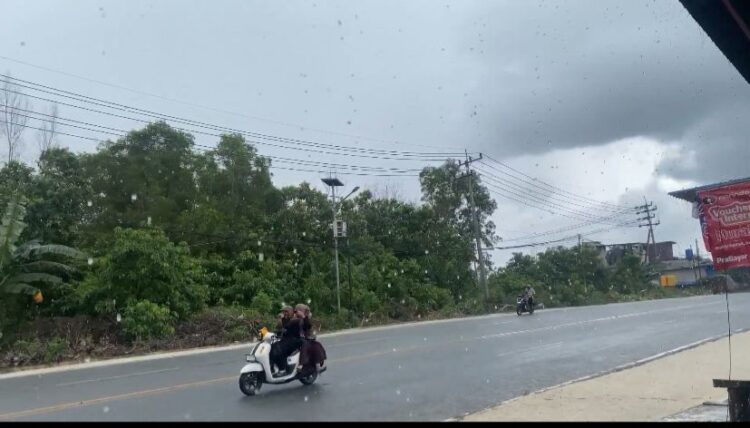 Sepekan ke depan, Nunukan Diprediksi Diguyur Hujan Disertai Petir