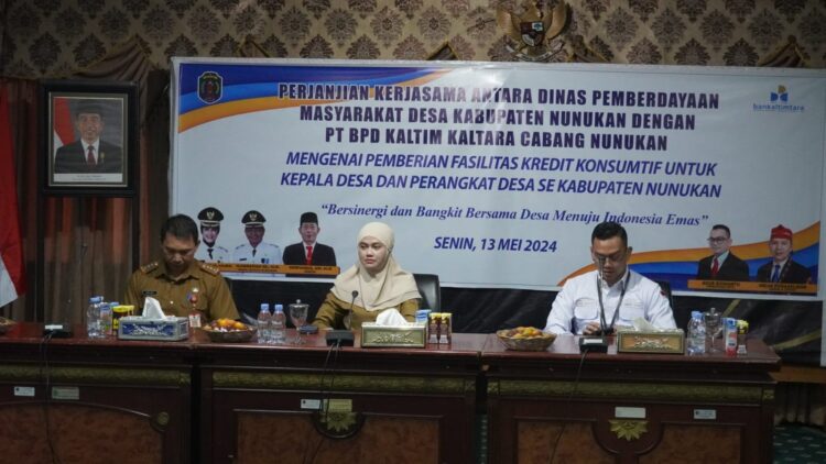 Lewat Fasilitas Kredit, Bupati Laura Bantu Kepala dan Perangkat Desa di Nunukan