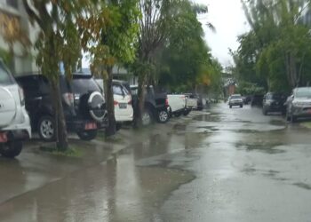 Hujan Sebentar, Ruas Jalan Rambutan Mulai Tergenang