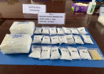 Sabu Seberat Hampir Tiga Kilogram dan Ekstasi 37 Butir Dimusnahkan