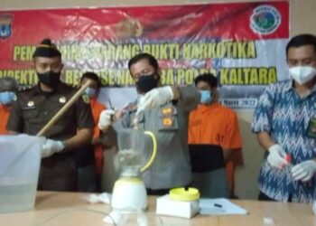 987,51 Kg Sabu Dimusnahkan di Mapolda Kaltara
