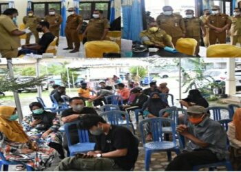 Tanjung Palas Hulu Gelar Vaksinasi Covid-19