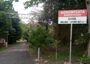 Kondisi Agrowisata Karungan Kota Tarakan, Pengunjung Menurun Imbas Pandemi