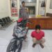 Pria berinisial MU (23) diamankan polisi usai melakukan pencurian sepeda motor ( Foto : Humas Polres Nunukan)