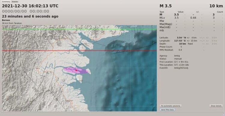 Tarakan Diguncang Gempa Lagi, Kini Kekuatannya 3,5 Skala Ritcer