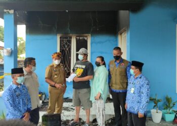 Kebakaran di Jalan Dipenogoro, Satu Rumah Ludes