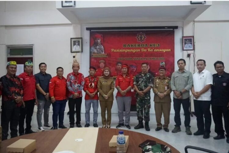 Gelar Rakerda DPD TBBR Nunukan ke 1, Mariono Harap Masyarakat Dayak Mandiri
