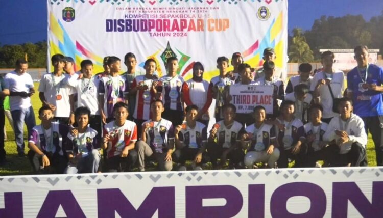 Ini Daftar Pemenang Kompetisi Sepak Bola U-15 Disbudporapar Cup Nunukan