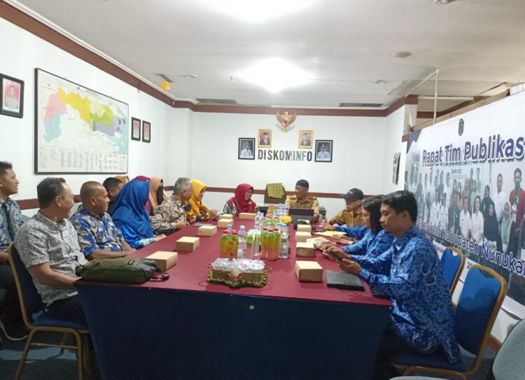 Diskominfo Kabupaten Nunukan menerima tamu dari Diskominfo Kabupaten Bulungan (FOTO : SIMP4TIK.News)