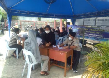 Warga Karang Anyar Pantai Sambut Antusias Vaksinasi Dosis Kedua