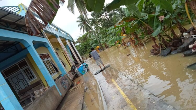Banjir Rendam Rumah Warga dan Sekolah di Pulau Bunyu