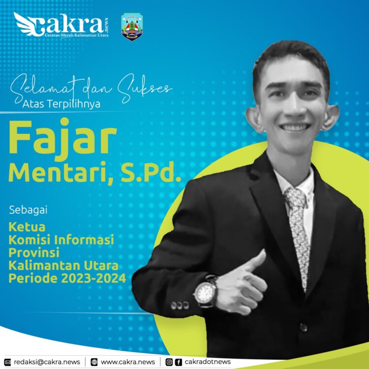 Sah Nahkodai Komisi Informasi Kaltara, Fajar Mentari Ungkap Program Terdekatnya