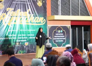 Salah satu peserta lomba festival ramadan (FOTO : Humas Pemkab Nunukan)