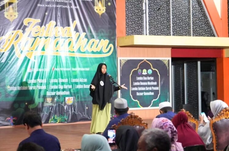 Salah satu peserta lomba festival ramadan (FOTO : Humas Pemkab Nunukan)