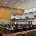 Suasana Gladi Resik di Ruang Rapat Paripurna DPRD Kabupaten Nunukan.