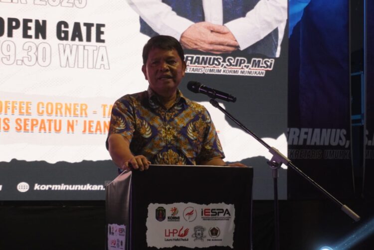 Wakil Bupati Nunukan H. Hanafiah membuka secara resmi acara E-sport dan Ekrafda Festival 2023