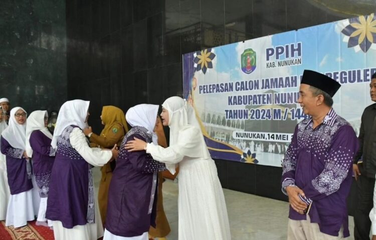 Bupati Laura Lepas 123 Calon Jemaah Haji Asal Nunukan