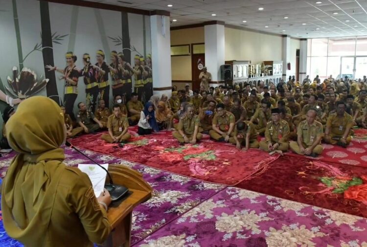 Halal Bihalal di Lingkungan Pemkab Nunukan, Bupati Laura Sampaikan Hal Ini