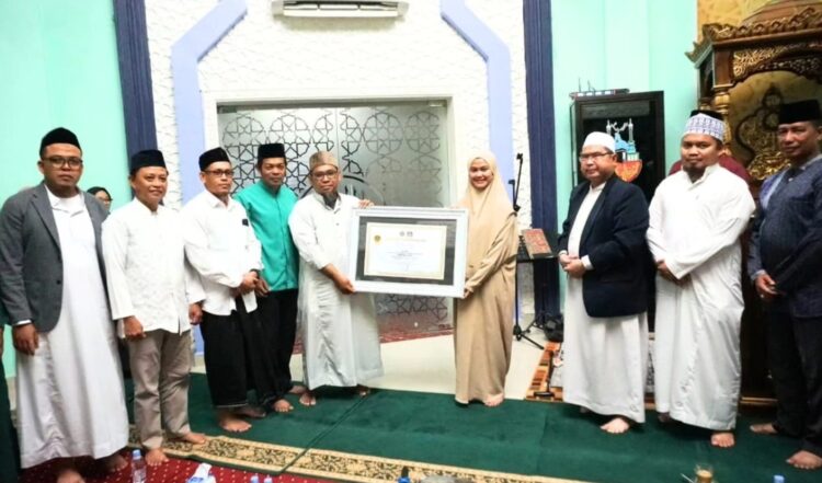 Al-azka Jadi Masjid Percontohan Tingkat Nasional, Shaberah: Jangan Puas, Tingkatkan!