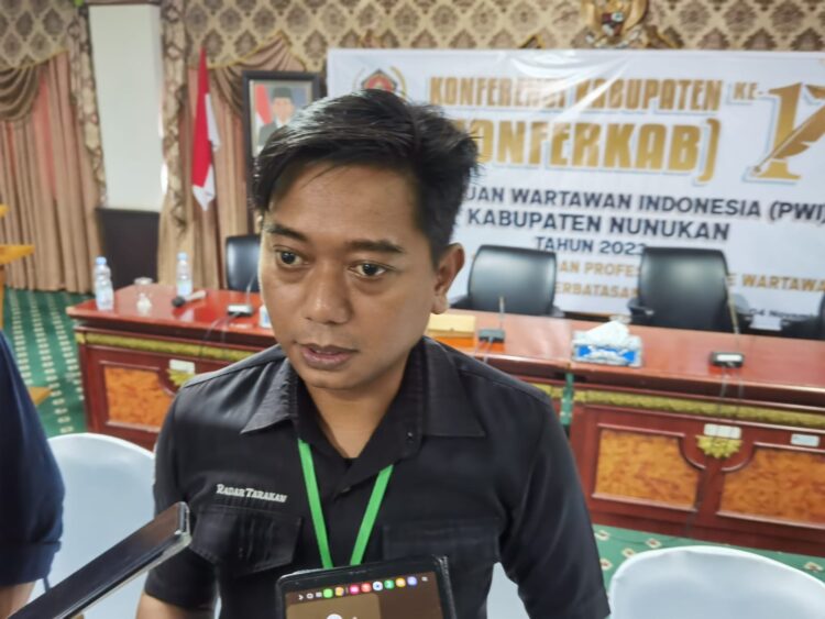 Hendra terpilih sebagai Ketua Persatuan Wartawan Indonesia (PWI) Kabupaten Nunukan