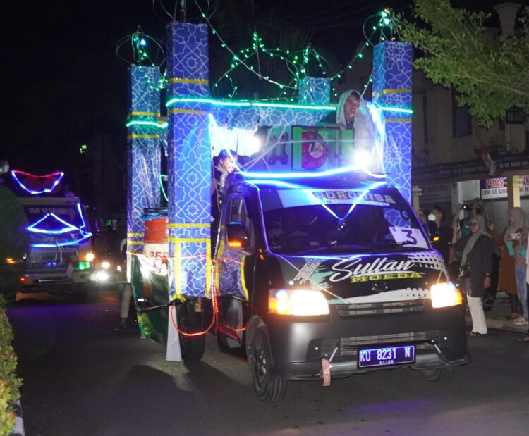 Meriahnya Pawai Takbir Keliling 1 Syawal 1445 H di Nunukan