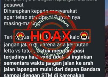 Beredar Pesan Berantai Dilarang Melintas Jalan Lapangan, Polisi Pastikan Hoax